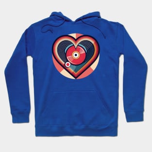 Love Peace and Vinyl Records Hoodie